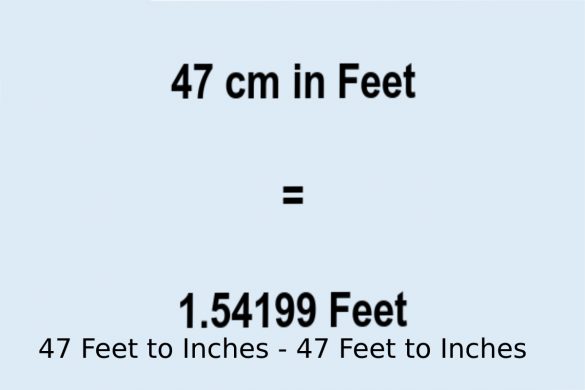 47 Feet to Inches - 47 Feet to Inches