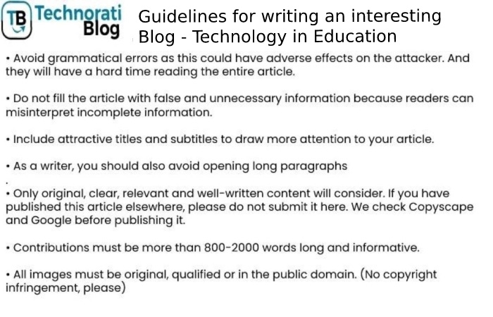 Guidelines for Articles 