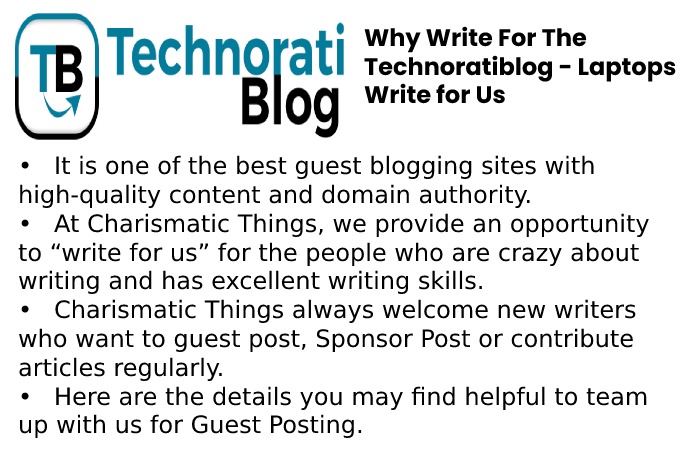 Why Write For The Technoratiblog - Laptops write for